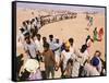 Kuwait Refugees Wait for Bread 1990-Jeff Widener-Framed Stretched Canvas