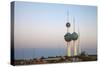 Kuwait Towers at Dawn, Kuwait City, Kuwait, Middle East-Jane Sweeney-Stretched Canvas