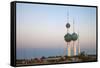 Kuwait Towers at Dawn, Kuwait City, Kuwait, Middle East-Jane Sweeney-Framed Stretched Canvas