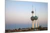 Kuwait Towers at Dawn, Kuwait City, Kuwait, Middle East-Jane Sweeney-Mounted Photographic Print