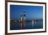 Kuwait Towers at Dawn, Kuwait City, Kuwait, Middle East-Jane Sweeney-Framed Photographic Print
