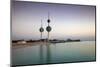 Kuwait Towers at Dawn, Kuwait City, Kuwait, Middle East-Jane Sweeney-Mounted Photographic Print