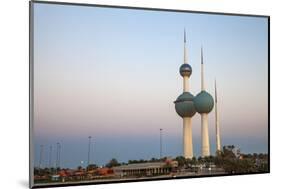 Kuwait Towers at Dawn, Kuwait City, Kuwait, Middle East-Jane Sweeney-Mounted Photographic Print