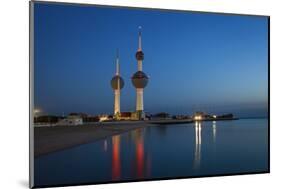 Kuwait Towers at Dawn, Kuwait City, Kuwait, Middle East-Jane Sweeney-Mounted Photographic Print