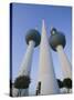 Kuwait Towers, Kuwait City, Kuwait-Walter Bibikow-Stretched Canvas