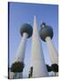 Kuwait Towers, Kuwait City, Kuwait-Walter Bibikow-Stretched Canvas