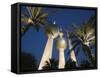 Kuwait Towers, Kuwait City, Kuwait-Walter Bibikow-Framed Stretched Canvas