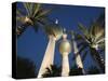 Kuwait Towers, Kuwait City, Kuwait-Walter Bibikow-Stretched Canvas