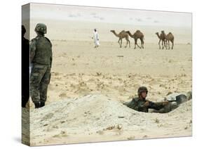 Kuwait US Intervention 1994-Peter Dejong-Stretched Canvas