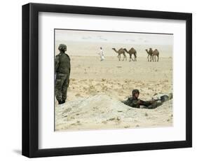 Kuwait US Intervention 1994-Peter Dejong-Framed Photographic Print