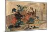 Kuwana-Katsushika Hokusai-Mounted Giclee Print