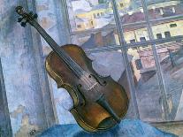 Still Life with a Violin, 1918-Kuz'ma Petrov-Vodkin-Framed Stretched Canvas