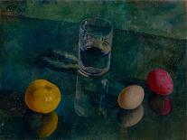 Still Life Against a Green Background-Kuzma Sergeyevich Petrov-Vodkin-Framed Giclee Print