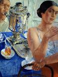 At the Samovar, 1926-Kuzma Sergievitch Petrov-Vodkin-Giclee Print