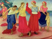 Young Women on the Volga, 1915-Kuzma Sergievitch Petrov-Vodkin-Giclee Print