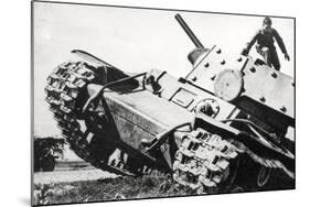 Kv-1 Kliment Voroshilov Heavy Tank-null-Mounted Photographic Print