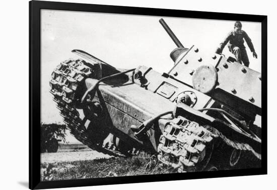 Kv-1 Kliment Voroshilov Heavy Tank-null-Framed Photographic Print