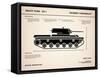 KV1 Heavy Tank-Mark Rogan-Framed Stretched Canvas