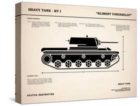 KV1 Heavy Tank-Mark Rogan-Stretched Canvas