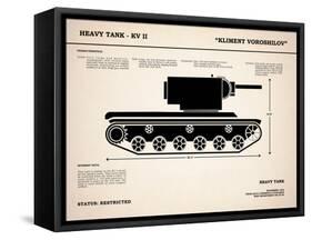 KV2 Heavy Tank-Mark Rogan-Framed Stretched Canvas