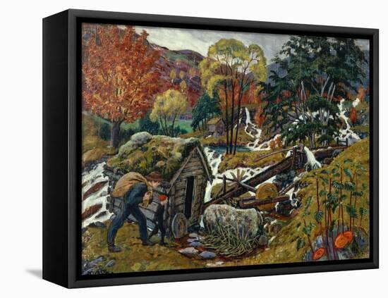 Kvennagong-Nikolai Astrup-Framed Stretched Canvas