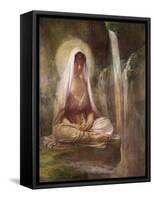 Kwannon Meditating on Human Life-William Bradford-Framed Stretched Canvas