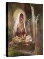 Kwannon Meditating on Human Life-William Bradford-Stretched Canvas