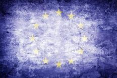 Eu Flag-kwasny221-Art Print