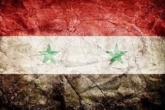 Syria Flag-kwasny221-Art Print