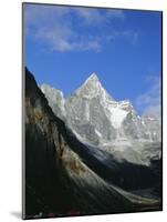 Kya Jo Ri Mountain from Machermo, Machermo, Himalayas, Nepal, Asia-Alison Wright-Mounted Photographic Print