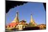 Kyaik Than Lan Pagoda, Mawlamyine (Moulmein), Myanmar (Burma), Asia-Nathalie Cuvelier-Mounted Photographic Print