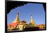 Kyaik Than Lan Pagoda, Mawlamyine (Moulmein), Myanmar (Burma), Asia-Nathalie Cuvelier-Framed Photographic Print