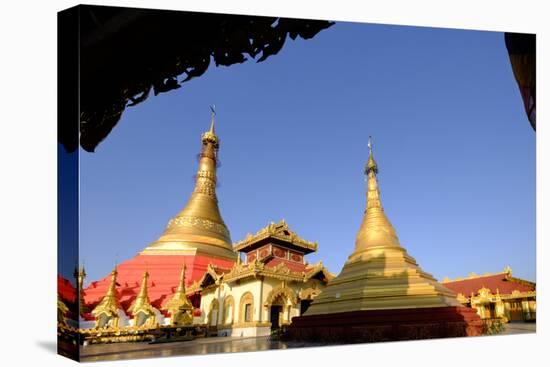 Kyaik Than Lan Pagoda, Mawlamyine (Moulmein), Myanmar (Burma), Asia-Nathalie Cuvelier-Stretched Canvas