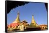 Kyaik Than Lan Pagoda, Mawlamyine (Moulmein), Myanmar (Burma), Asia-Nathalie Cuvelier-Framed Stretched Canvas