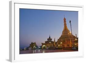 Kyaikthanian Paya Temple and Monastery, Mawlamyine (Moulmein), Mon State, Myanmar (Burma), Asia-Tuul-Framed Photographic Print