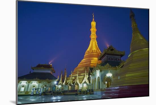 Kyaikthanian Paya Temple and Monastery, Mawlamyine (Moulmein), Mon State, Myanmar (Burma), Asia-Tuul-Mounted Photographic Print