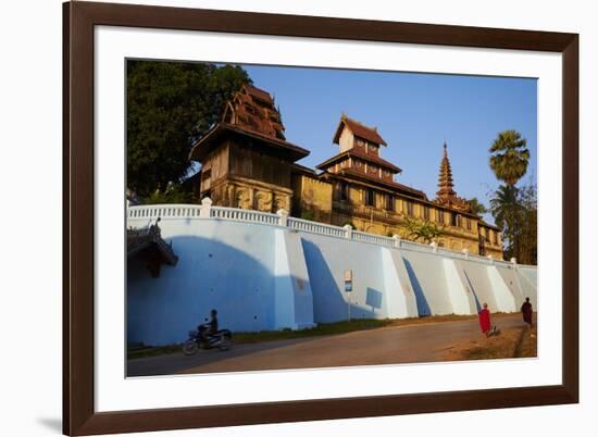 Kyaikthanian Paya Temple and Monastery, Mawlamyine (Moulmein), Mon State, Myanmar (Burma), Asia-Tuul-Framed Photographic Print