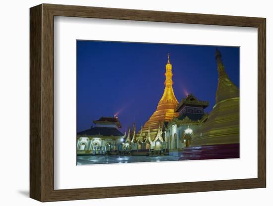 Kyaikthanian Paya Temple and Monastery, Mawlamyine (Moulmein), Mon State, Myanmar (Burma), Asia-Tuul-Framed Photographic Print