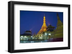 Kyaikthanian Paya Temple and Monastery, Mawlamyine (Moulmein), Mon State, Myanmar (Burma), Asia-Tuul-Framed Photographic Print