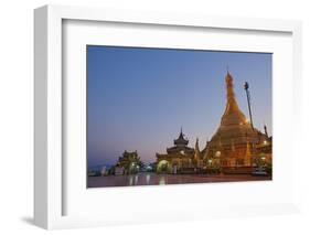 Kyaikthanian Paya Temple and Monastery, Mawlamyine (Moulmein), Mon State, Myanmar (Burma), Asia-Tuul-Framed Photographic Print