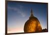 Kyaiktiyo Pagoda at Sunset, Mon State, Myanmar-Keren Su-Framed Photographic Print