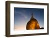 Kyaiktiyo Pagoda at Sunset, Mon State, Myanmar-Keren Su-Framed Photographic Print