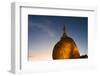 Kyaiktiyo Pagoda at Sunset, Mon State, Myanmar-Keren Su-Framed Photographic Print