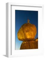 Kyaiktiyo Pagoda at Sunset, Mon State, Myanmar-Keren Su-Framed Photographic Print