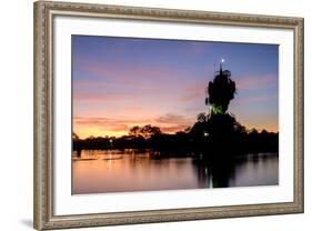 Kyauk Kalap (Kyaik Ka Lat Monastery), Hpa An, Kayin State (Karen State), Myanmar (Burma), Asia-Nathalie Cuvelier-Framed Photographic Print