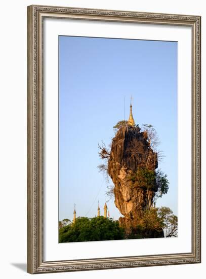 Kyauk Kalap (Kyaik Ka Lat Monastery), Hpa An, Kayin State (Karen State), Myanmar (Burma), Asia-Nathalie Cuvelier-Framed Photographic Print