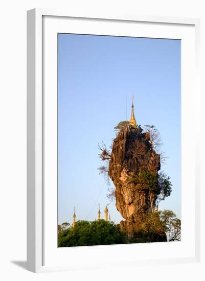 Kyauk Kalap (Kyaik Ka Lat Monastery), Hpa An, Kayin State (Karen State), Myanmar (Burma), Asia-Nathalie Cuvelier-Framed Photographic Print