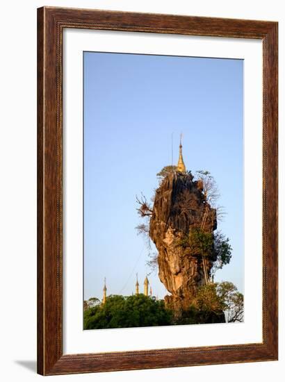 Kyauk Kalap (Kyaik Ka Lat Monastery), Hpa An, Kayin State (Karen State), Myanmar (Burma), Asia-Nathalie Cuvelier-Framed Photographic Print