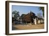 Kyaung Shwe in Bin Teakwood Temple and Monastery, Mandalay, Myanmar (Burma), Asia-Tuul-Framed Photographic Print