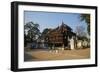 Kyaung Shwe in Bin Teakwood Temple and Monastery, Mandalay, Myanmar (Burma), Asia-Tuul-Framed Photographic Print